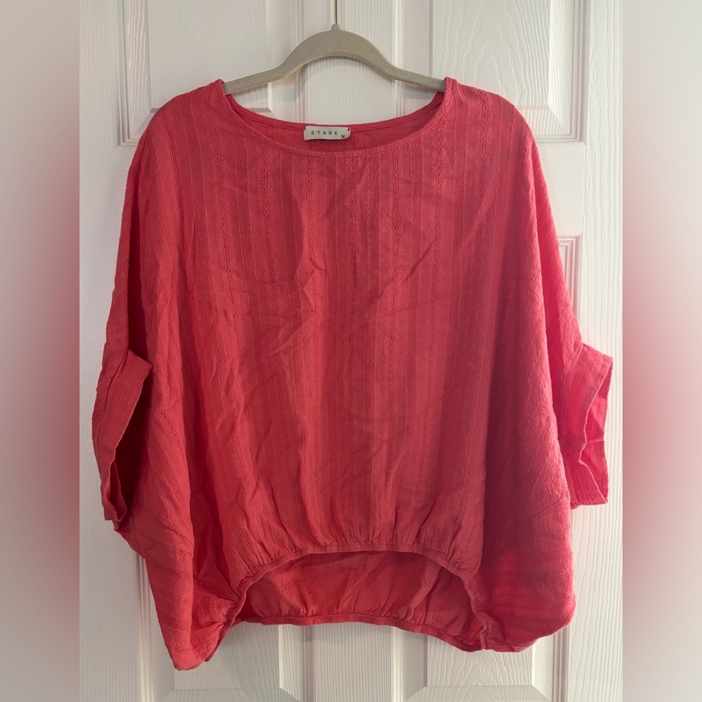 Stark, Reddish-Orange Top, Size XS